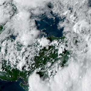 météo tropicale : Image satellite .
