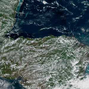 météo tropicale : Image satellite .