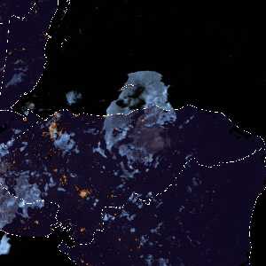 météo tropicale : Image satellite .