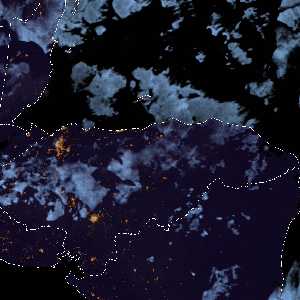 météo tropicale : Image satellite .