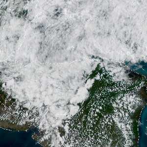 météo tropicale : Image satellite .
