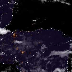 météo tropicale : Image satellite .