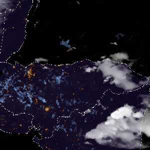 météo tropicale : Image satellite .