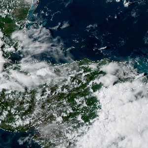 météo tropicale : Image satellite .