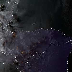 météo tropicale : Image satellite .