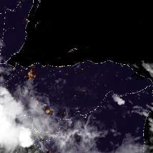 météo tropicale : Image satellite .