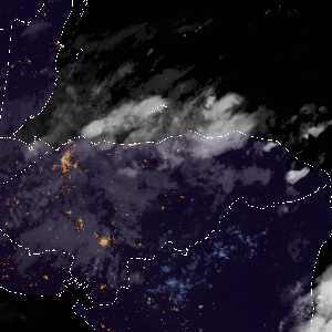 météo tropicale : Image satellite .