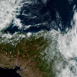 météo tropicale : Image satellite .