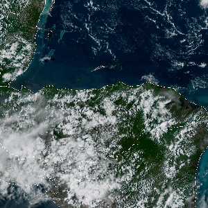 météo tropicale : Image satellite .