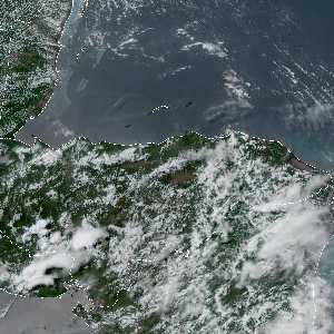 météo tropicale : Image satellite .
