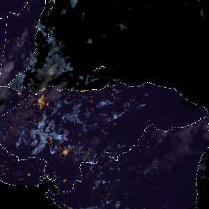 météo tropicale : Image satellite .