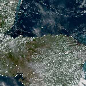 météo tropicale : Image satellite .