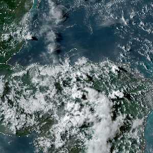 météo tropicale : Image satellite .