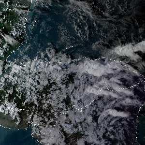 météo tropicale : Image satellite .
