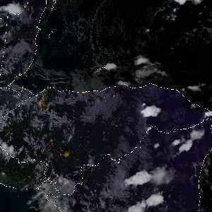 météo tropicale : Image satellite .