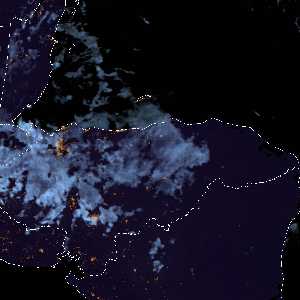 météo tropicale : Image satellite .