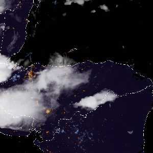 météo tropicale : Image satellite .