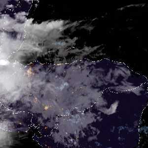 météo tropicale : Image satellite .
