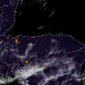 météo tropicale : Image satellite .