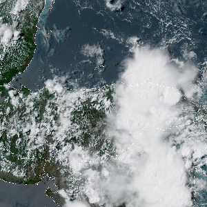 météo tropicale : Image satellite .