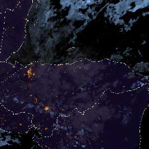 météo tropicale : Image satellite .