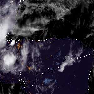 météo tropicale : Image satellite .