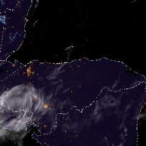 météo tropicale : Image satellite .
