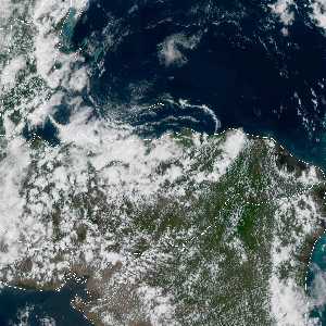 météo tropicale : Image satellite .