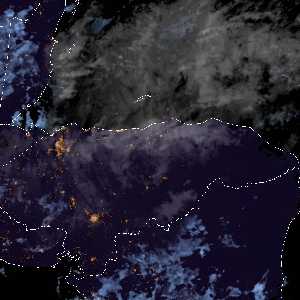 météo tropicale : Image satellite .