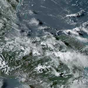 météo tropicale : Image satellite .