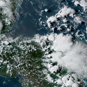 météo tropicale : Image satellite .
