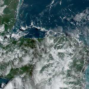 météo tropicale : Image satellite .