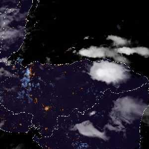 météo tropicale : Image satellite .