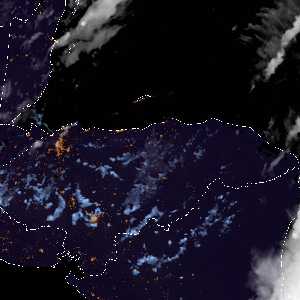 météo tropicale : Image satellite .