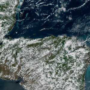 météo tropicale : Image satellite .