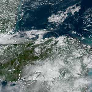 météo tropicale : Image satellite .