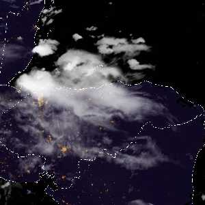 météo tropicale : Image satellite .