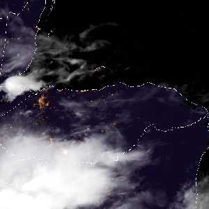 météo tropicale : Image satellite .