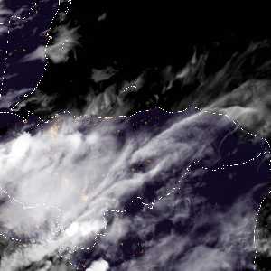 météo tropicale : Image satellite .