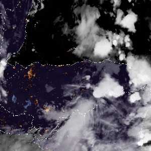 météo tropicale : Image satellite .