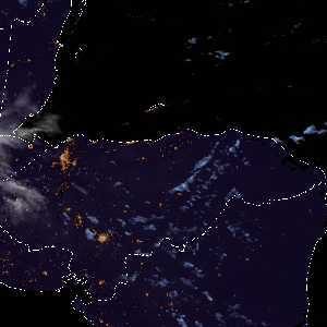 météo tropicale : Image satellite .