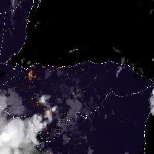 météo tropicale : Image satellite .