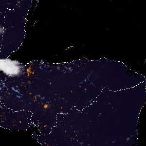 météo tropicale : Image satellite .