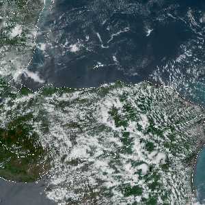 météo tropicale : Image satellite .