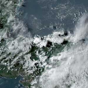 météo tropicale : Image satellite .