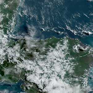 météo tropicale : Image satellite .