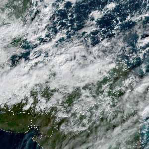 météo tropicale : Image satellite .