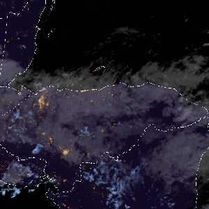 météo tropicale : Image satellite .