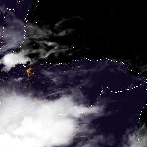 météo tropicale : Image satellite .