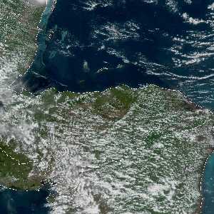 météo tropicale : Image satellite .